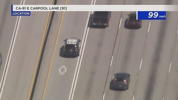 Female suspect leads deputies on high-speed pursuit