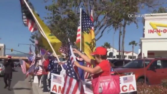 Rallies held across county in support of Trump