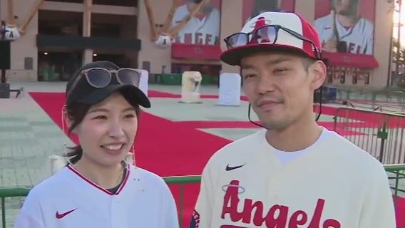Ohtani fans make the trip from Japan for the Angels Home Opener