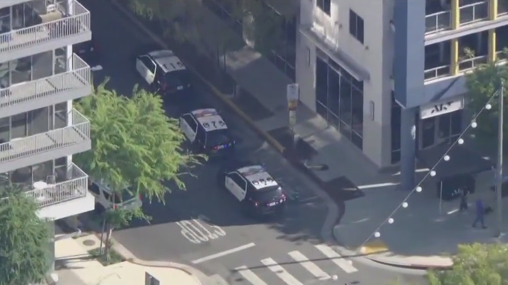 Woman shot in West Hollywood; Standoff underway with gunman