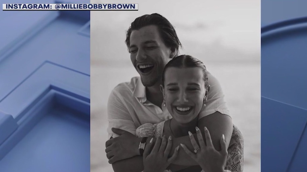 Millie Bobby Brown hints at engagement to Jake Bongiovi