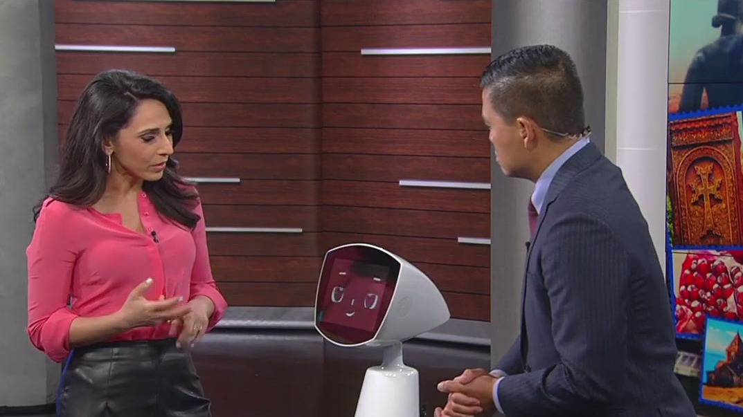 Robin the Robot visits FOX 11