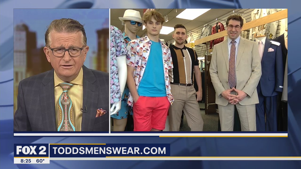 Todd's Menswear joins FOX 2 News Weekend