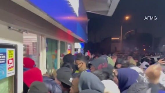 Compton residents angry after street takeover spills into looting