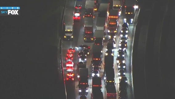 Drivers turn around on 210 Freeway in LA County