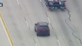 Authorities in pursuit of assault suspect