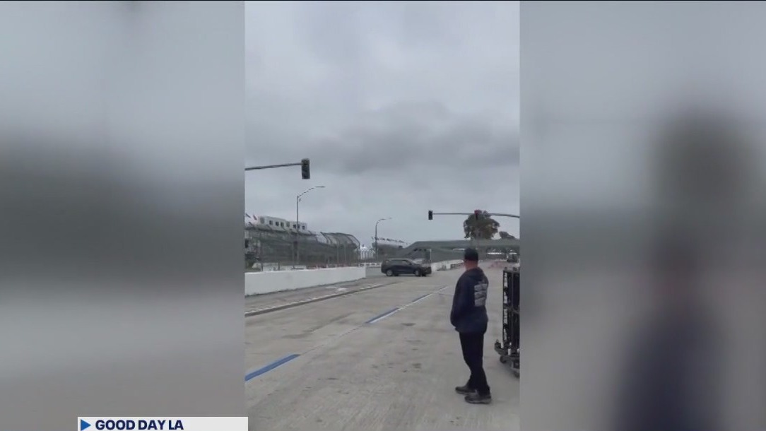 Erratic driver speeds on Grand Prix race track