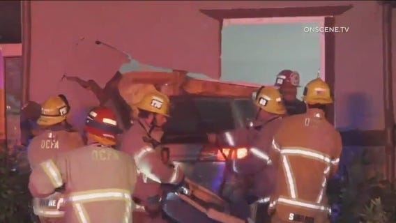 Minivan smashes into special needs apartment building