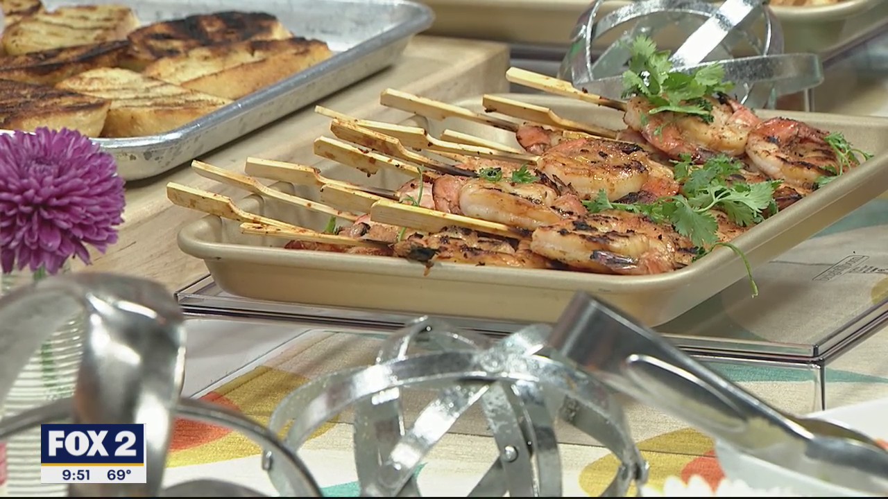 Backyard barbeque made quick and easy with 'grilling sticks'