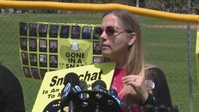 Parents protest at Snap HQ in Santa Monica