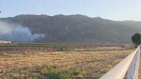 Riverside County brush fire burns 300+ acres