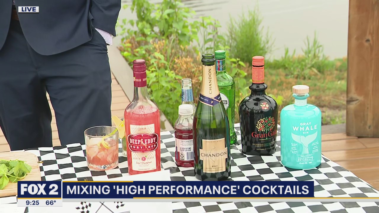Dean Champane mixes "high performance" cocktails with FOX 2 Weekend