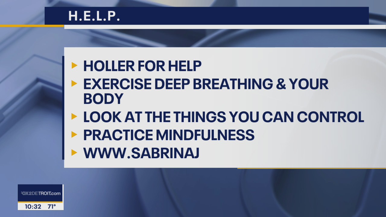 Dr. Sabrina Jackson offers H.E.L.P. when you feel overwhelmed