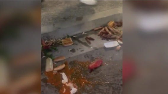 SoFi Stadium staff allegedly dumped food cart