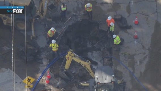 Santa Clarita water main break