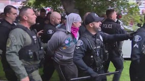 Protests turn violent outside school board meeting in Glendale