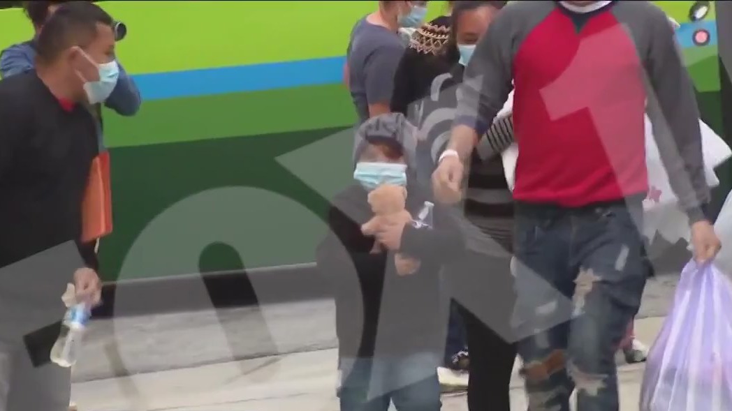 Migrants endure long journey in LA arrival