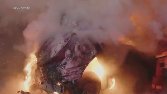4 killed in fiery crash on 110 Freeway