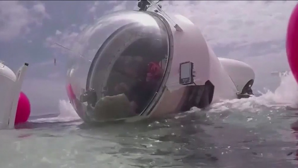 Debis field found in search for missing submersible