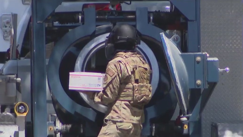 Neighborhood evacuated amid fireworks raid