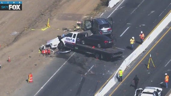1 dead, 4 injured in Pomona crash