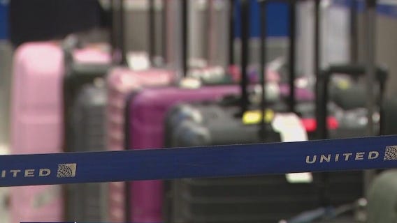 Bags pile up at LAX baggage claim