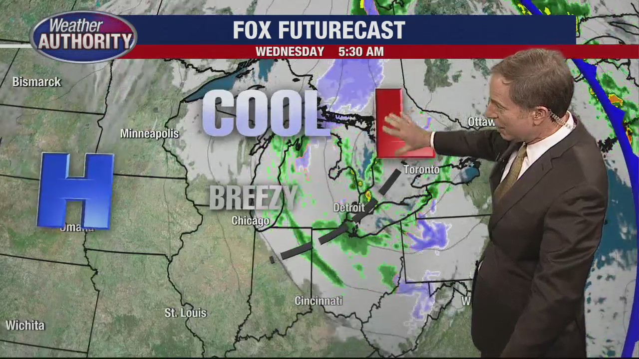 Cold Wednesday with some rain and wet flakes | FOX 2 Detroit