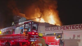 Fire guts 2-story building in Westlake