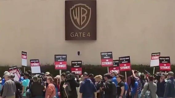 SAG-AFTRA actors go on strike