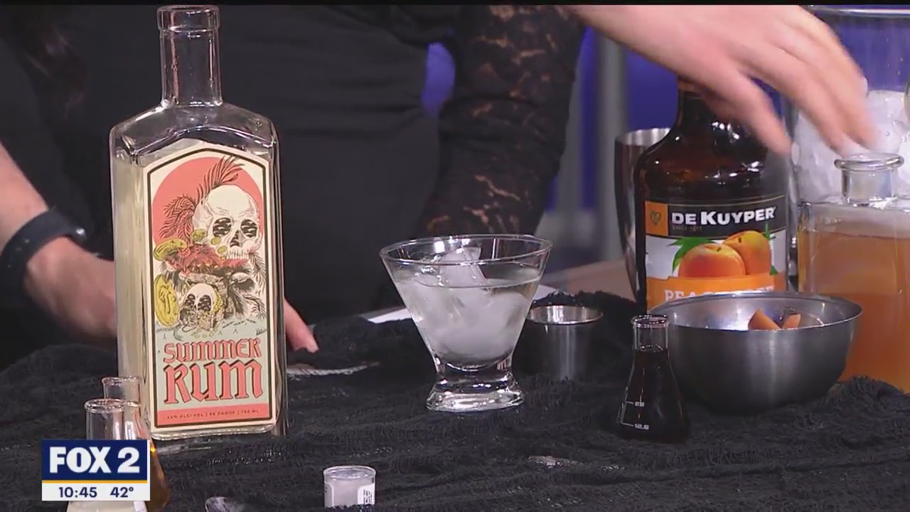 Spooky cocktails with Two Unique Catering