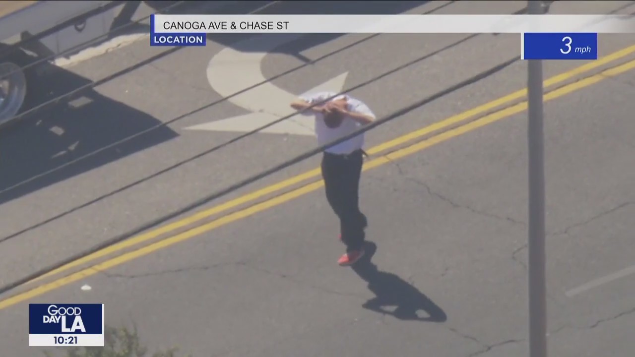 Pursuit suspect surrenders after hours-long chase across SFV