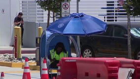 Workers fighting triple-digit temps