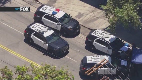 Man armed with knife shot by LAPD