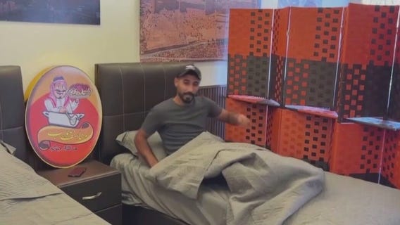 Restaurant offers beds for napping after meal