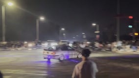 LAPD responds to street takeovers over weekend