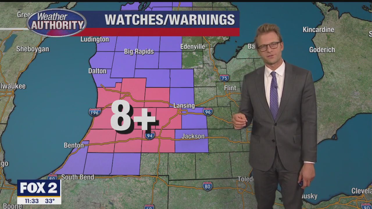 More than 8 inches of snow for Grand Rapids, other parts of west ...