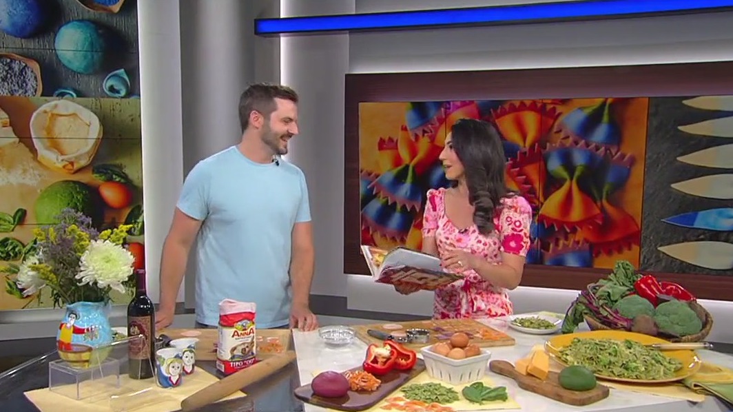 Making pasta with Danny Freeman