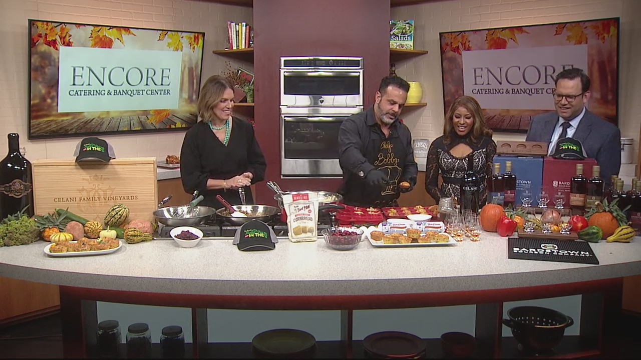 Chef Bobby's kicked up Bob Evans cornbread muffins