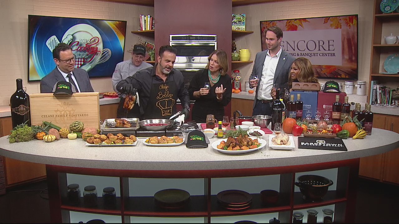 Holiday hens with bardstown bourbon and Michigan honey glaze