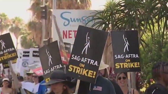 Jane Fonda joins striking Hollywood actors