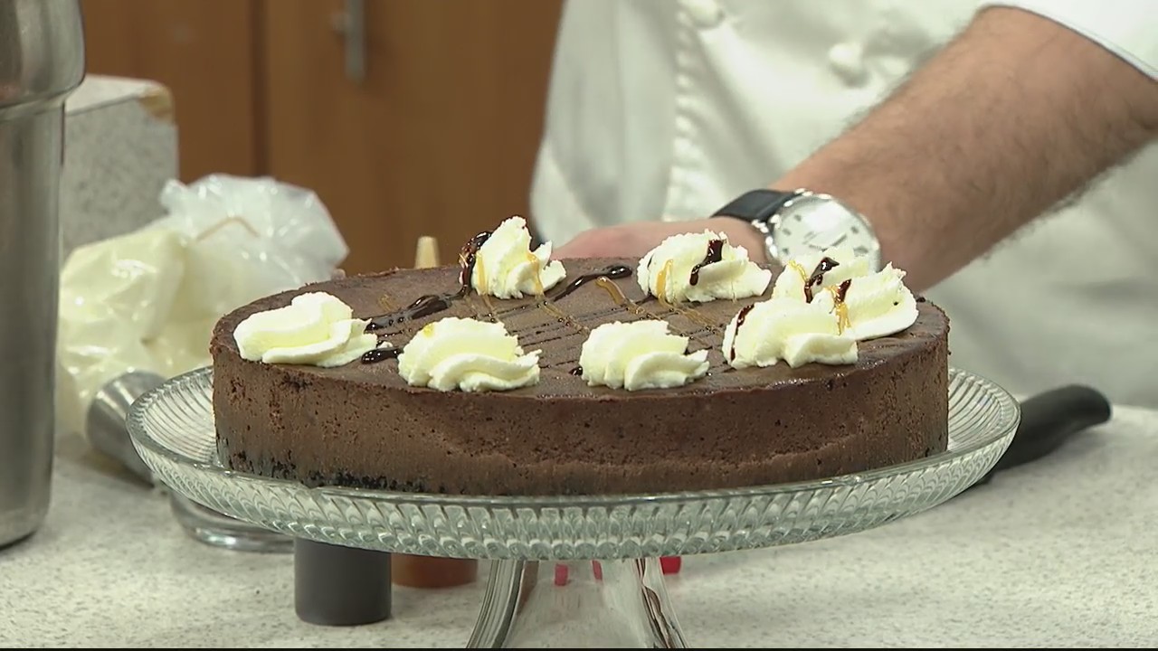 Royal Park Hotel Chef Shares Triple Chocolate Cheesecake Recipe