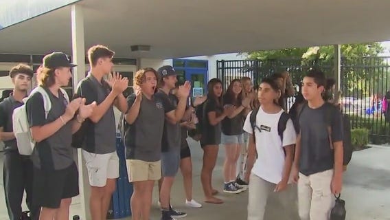 First day of school at Alta Loma High School
