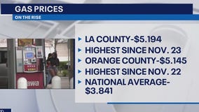 SoCal gas prices on the rise