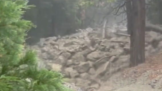 Hilary aftermath: San Bernardino Co. mountains