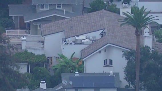 Bear possibly barricaded inside home