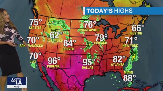 Weather forecast for Friday, Sept. 22