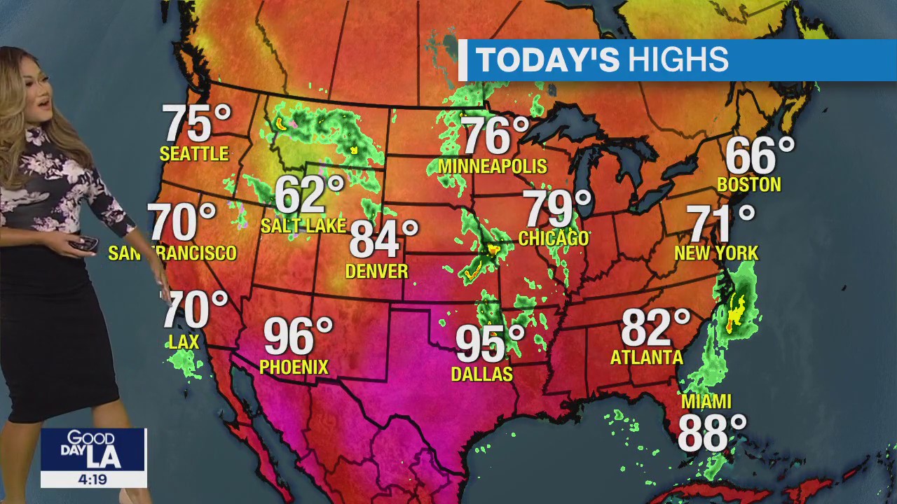 Weather forecast for Friday, Sept. 22