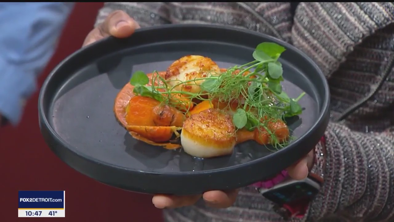 Cooking Scallops with "Madam", Hour Detroit's Restaurant of the Year