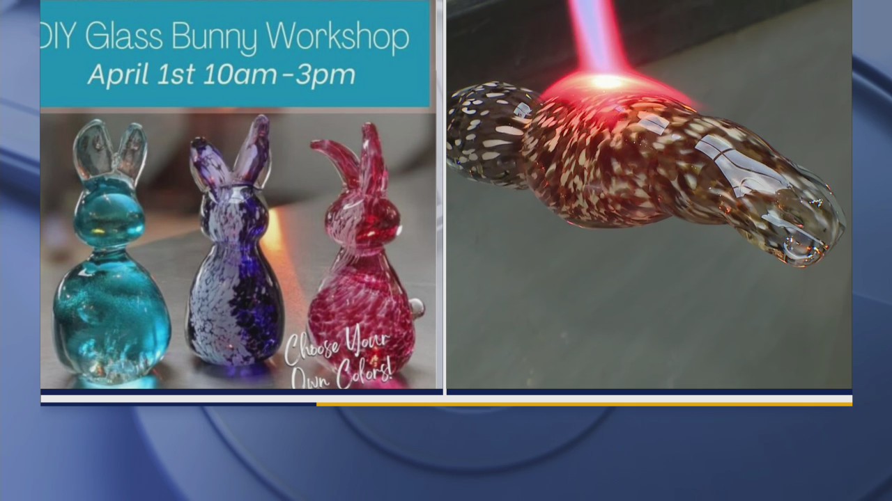 Make your own glass bunny for Easter
