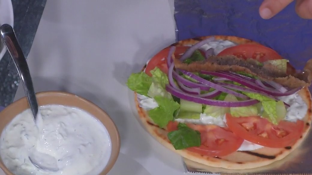 Tailgate with gyros in Santa Ana